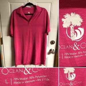Ocean and cost brand polo mens